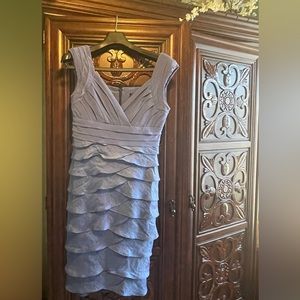 Adrianna papell cobalt blue dress